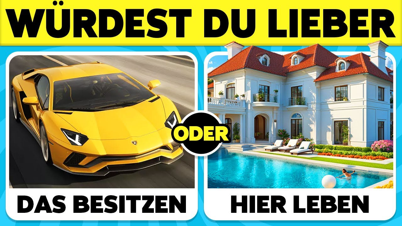 Würdest du Lieber...? LUXUS-Leben-Edition 💎💲
