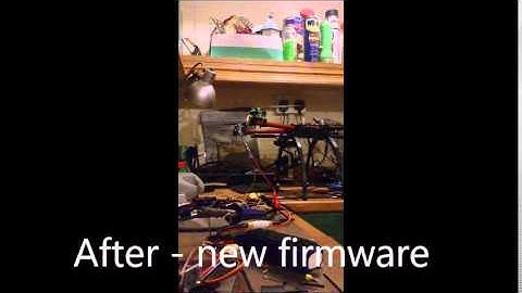 Afro ESC sync fix - before and after. BL HELI