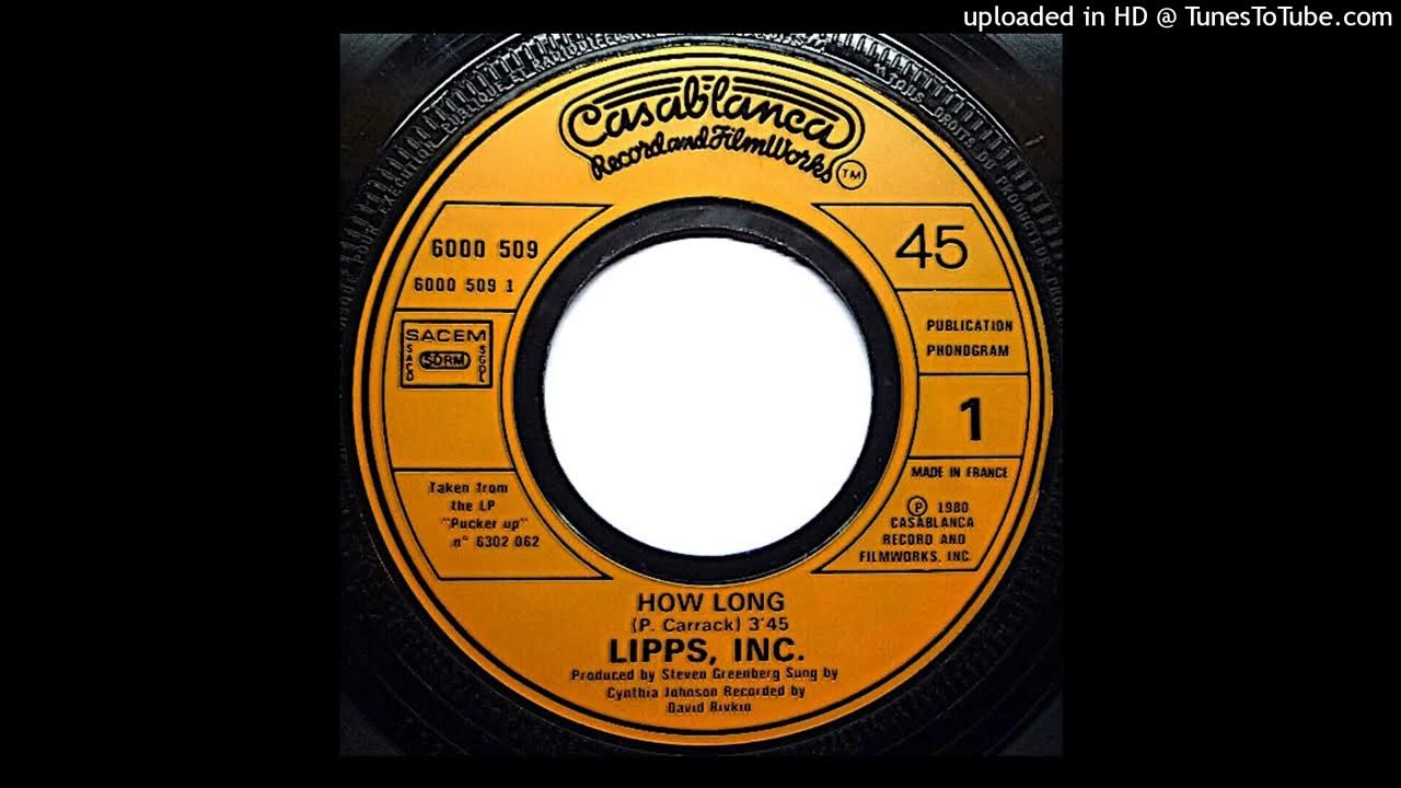 Lipps Inc. How Long (Alkalino rework) YouTube