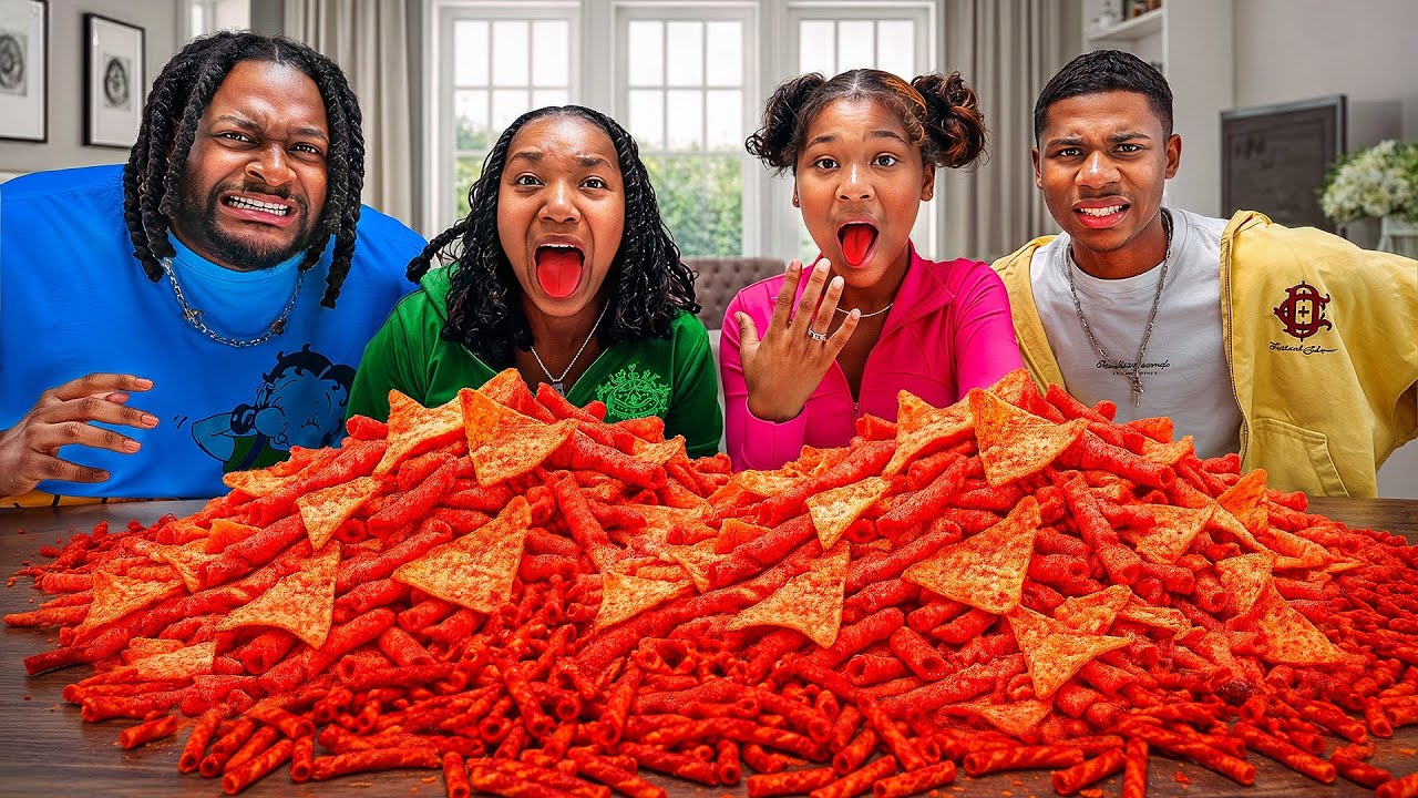 LAST TO STOP EATING HOT CHIPS WINS!
