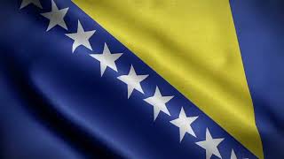 Bosnia and Herzegovina hd   Denmark national anthem   flags of the world   علم البوسنة والهرسك