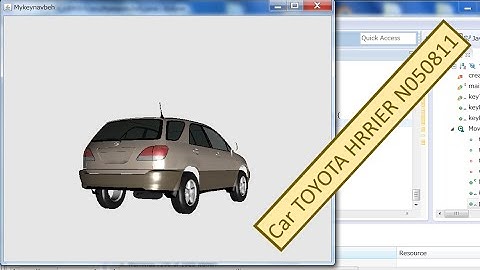 How to Import an Archive 3D Car Model and Java 3D Source Code in Eclipse_3
