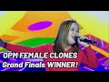 OPM FEMALE CLONES GRAND FINALS WINNER As DULCE ROCHELLE SANTOS JULY 19 2025 OPM FEMALE CLONES GRAND FINALS WINNER As DULCE ROCHELLE SANTOS JULY 19 2025