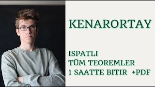 KENARORTAY - Eksiksiz-Ezbersiz-İspatlı 1Saatte Bitir! (Tunç Kurt Geometri)