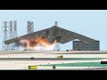 B52 Suddenly Catches Fire And Crashes Into Parking Lot | Xplane 11