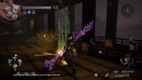 Nioh 2 Scroll of the damned Onryoki and Magara Naotaka Sansetsukon