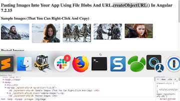 Pasting Images Into Your App Using File Blobs And URL.createObjectURL() In Angular 7.2.15