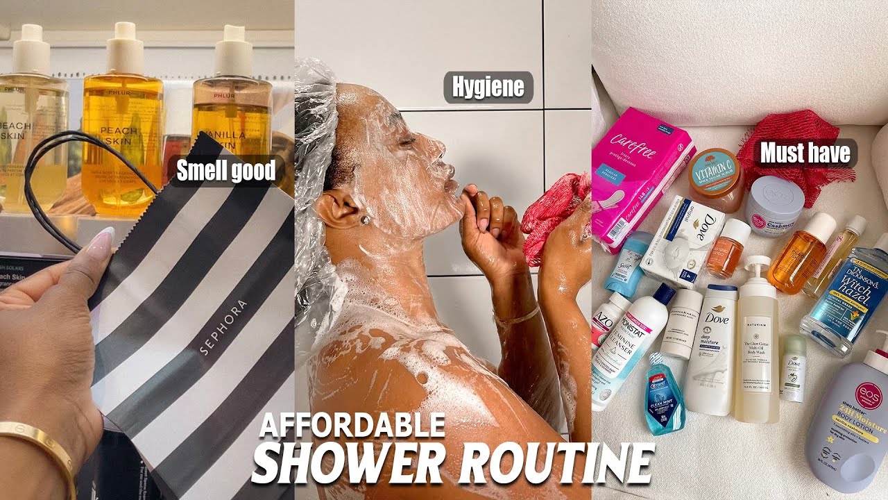 AFFORDABLE SHOWER ROUTINE FOR SOFT AND GLOWY SKIN 2025 | Summer ...