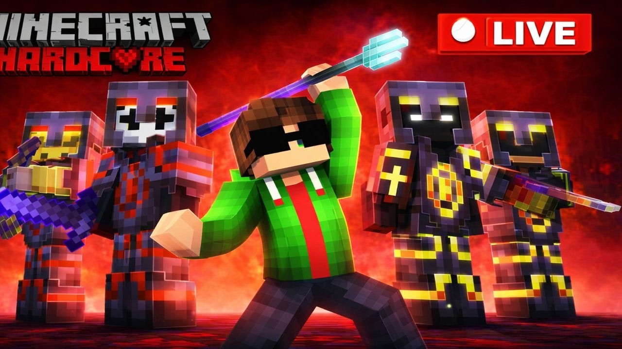 Minecraft Hardcore 11 Hour Challenge – LIVE 🔥 - YouTube