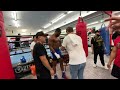 Sparring day at Goosen gym Frank Sanchez and Diego Pacheco | esnews boxing