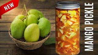 New tasty green mango pickle recipe | Non Traditional Raw Mango Pickle Aam Ka Achar Recipe