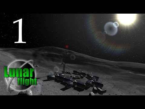 Видео: Lunar Flight. #1 - Симулятор полётов на лунном модуле