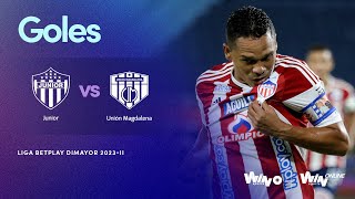 Junior vs. Unión Magdalena (goles) | Liga BetPlay Dimayor 2023-2 | Fecha 10