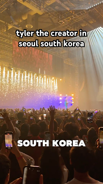 tyler the creator in seoul south korea