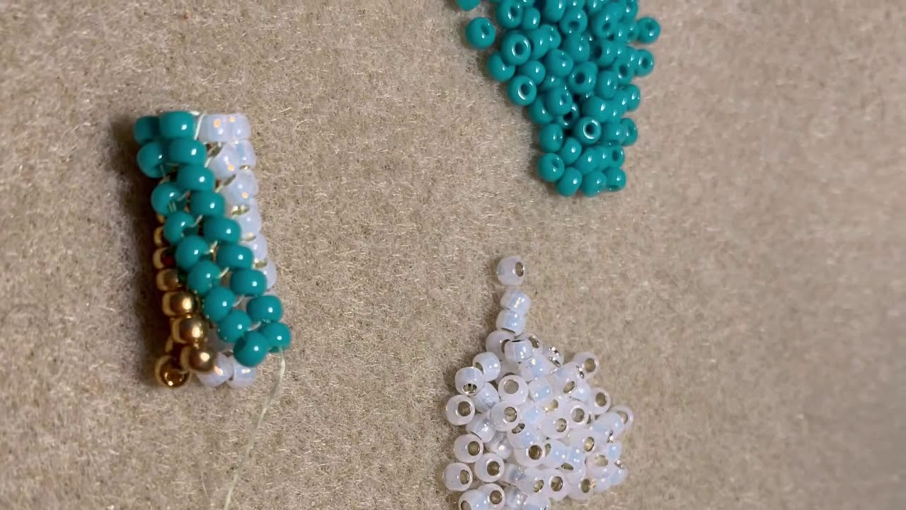 Download Next Tutorial: Tubular Spiral Herringbone 💎 #beadingtutorial #beadedbracelet - YouTube