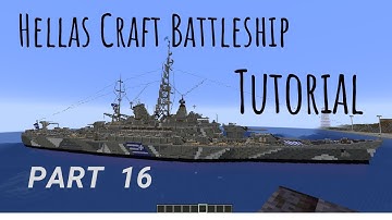 How 2 build a Hellas Craft Battleship in Minecraft - Part 16