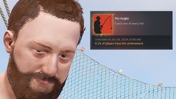 Достижение Pro Angler / Профессиональный рыбак, как словить всю рыбу в расте #раст #rust #doorcamper