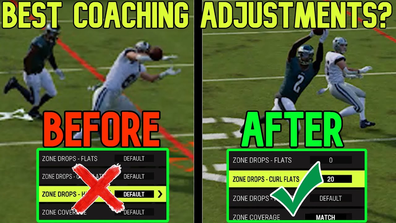 Best Coaching Adjustments to Use in Madden NFL 23 Gameplay! Offense &  Defense Tips & Tricks - YouTube