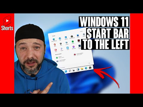 Windows 11 Start Menu to the left #Shorts