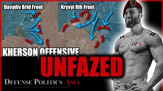 [ Kherson Offensive ] Ukr forces launch offensives at Davydiv Brid despite river crossing disruption