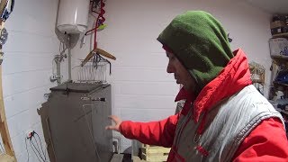 ОТОПЛЕНИЕ без газа Твердотопливный КОТЕЛ  Холмова Отопление ДРОВАМИ Семья Поддубных