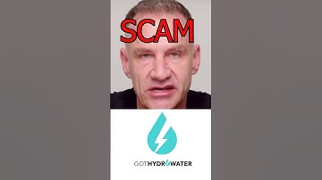 Hydrogen Water is a SCAM