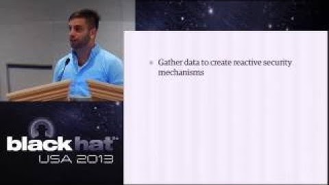 Black Hat 2017 Big Data for Web Application Security