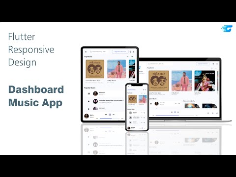 Responsive Music App - Flutter Design