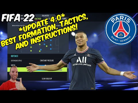 *UPDATE 4.0* FIFA 22  BEST PSG Formation, Tactics and Instructions