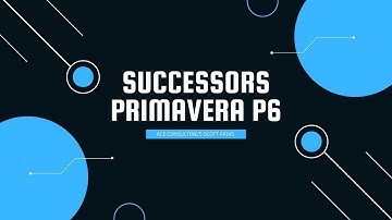PRIMAVERA P6 MADE EASY! Successors in P6