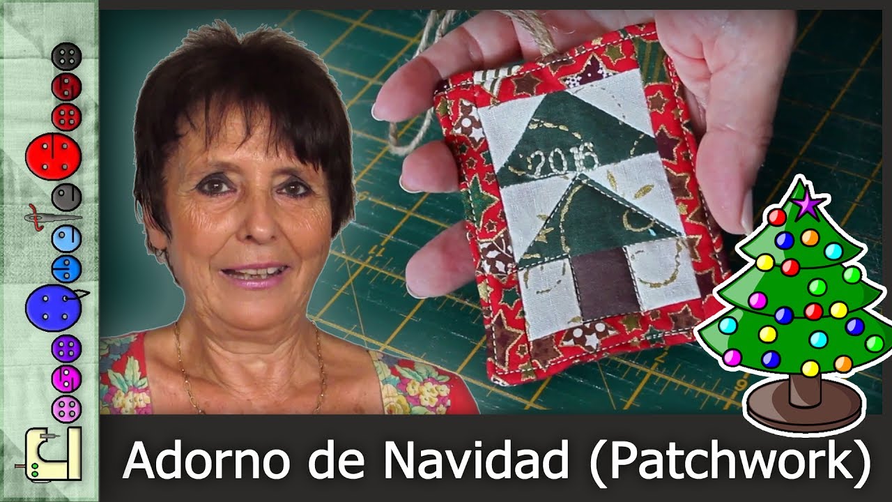 Cómo hacer un Adorno de Navidad [Tutorial] quilting fabric online