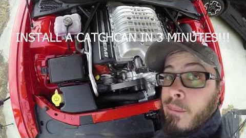 How to install JLT Passenger Catchcan on a Hellcat