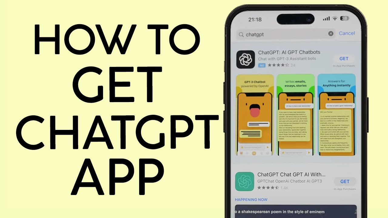 How to Get ChatGPT App on Your iPhone or Android Phone (2023) - YouTube