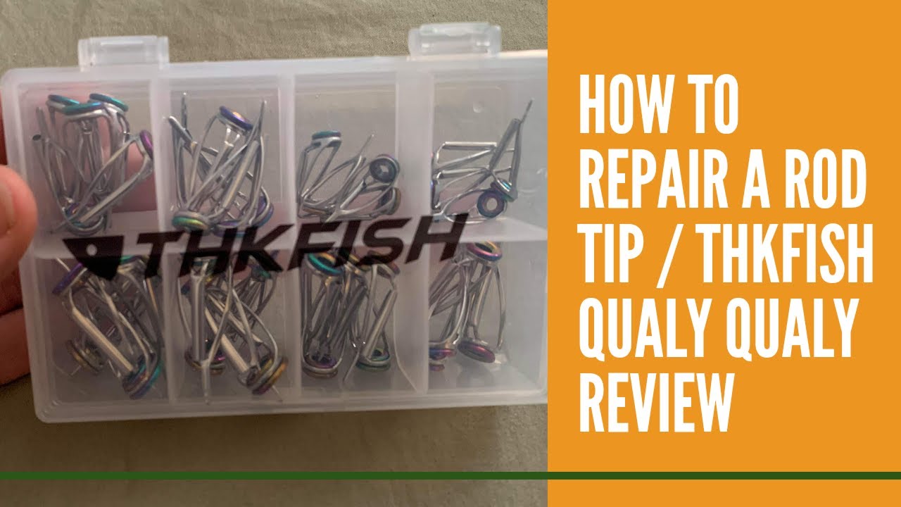 QualyQualy Fishing Rod Guides Tip Tops Replacement Repair Kit