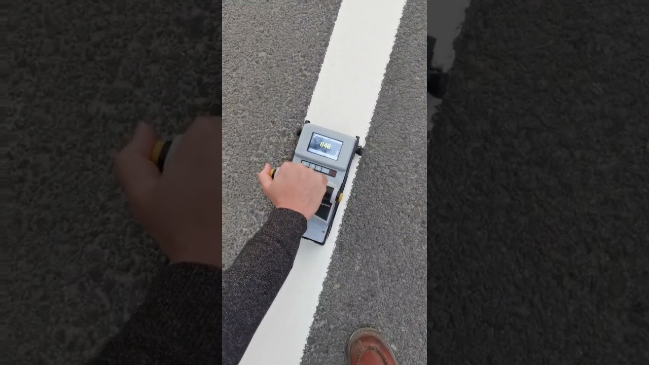 High Refractive index glass beads are used on thermoplastics.