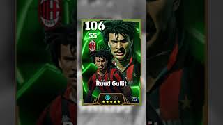 Top cards of Gullit #football #edit #efootball #pes #shorts #shortvideo #rek #gullit #milan #top