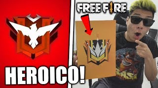 ¡GARENA ME MANDA este PAQUETE DE GRAN MAESTRO SÓLO PARA LLEGAR A HEROICO EN FREE FIRE! *épico*