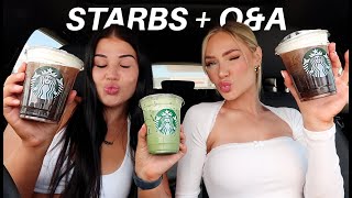 Festive Starbucks + Q&A!