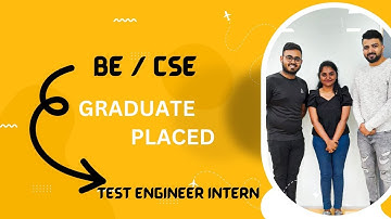 PLACEMENT ROADMAP | CSE Graduate placed as TEST ENGINEER- INTERN  from QSpiders Rajajinagar