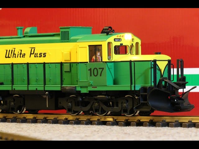 LGB White Pass & Yukon Model Train With Authentic Sounds - YouTube