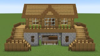 Minecraft - How to build a Easy Survival Base House