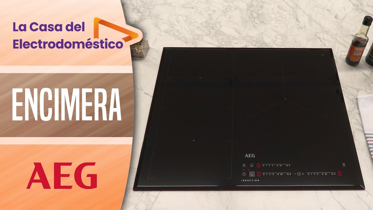 🌡AEG ENCIMERA de INDUCCI&Oacute;N IKE63471FB - Color negro, flexible, 3 zonas, 7350W.