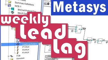 Metasys Weekly Lead Lag for 3 Pumps (FULL Version) - LCT Programming in Johnson Controls