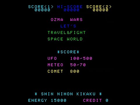 Arcade Longplay [1034] Ozma Wars (JP)