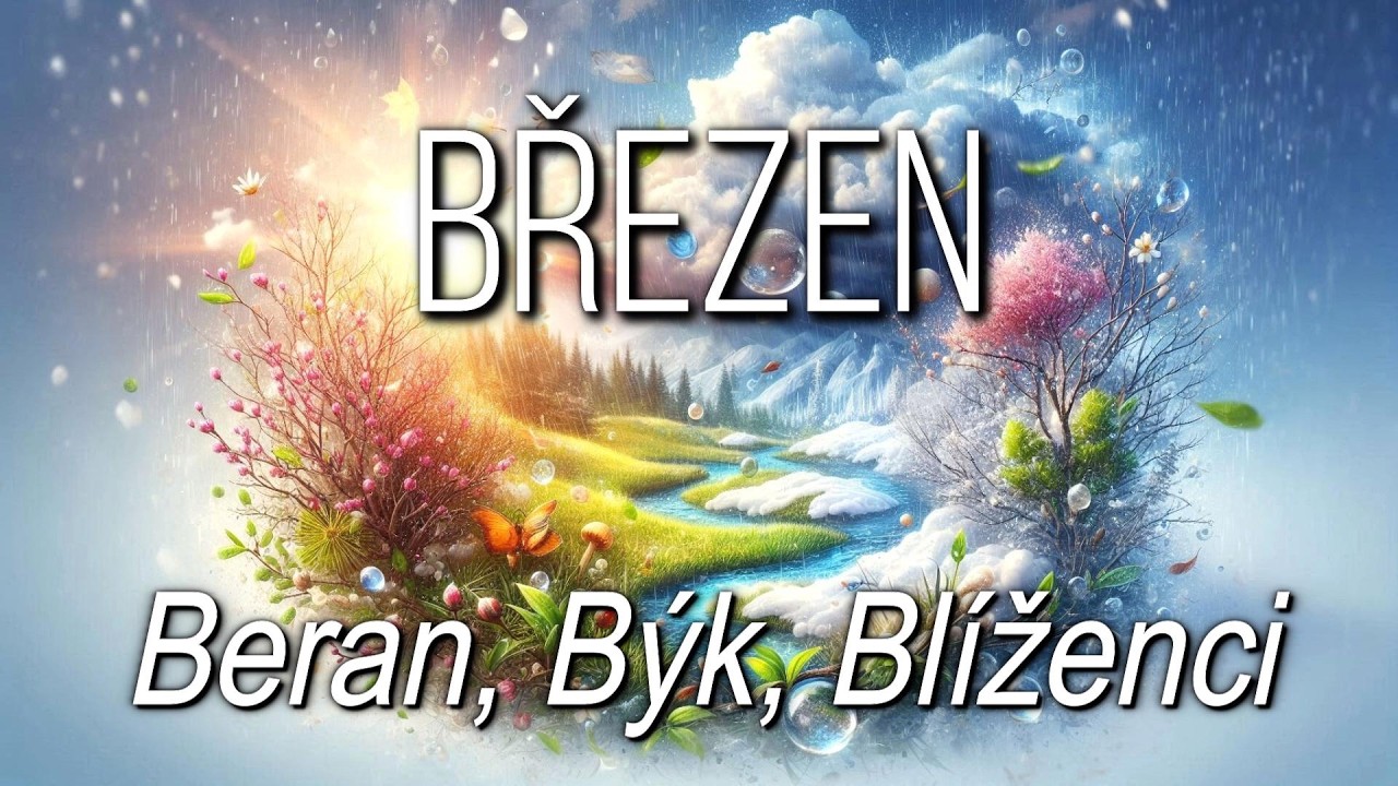 BŘEZEN ♈Beran ♉Býk ♊Blíženci -❤️láska -zadaní-nezadaní, vztah, práce, finance