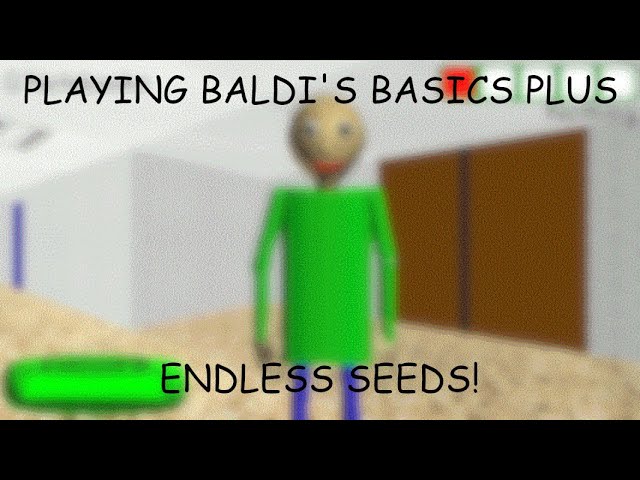 Every open source of Baldi's Basics Plus is personalized : r/BaldisBasicsEdu