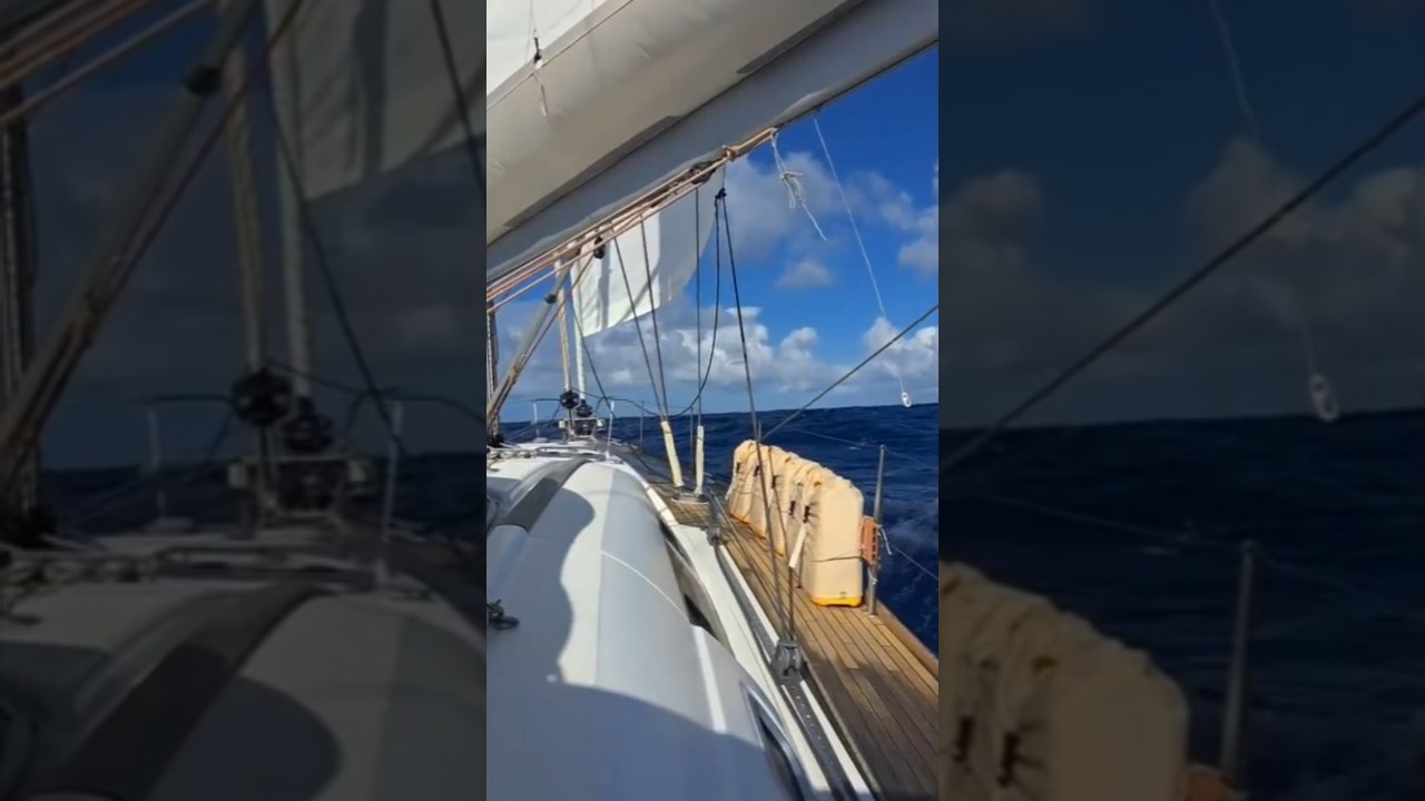 ⁣Terzo giorno di #navigazione dalle #fiji alla #nuovacaledonia, #vento #mare nel #sudPacifico