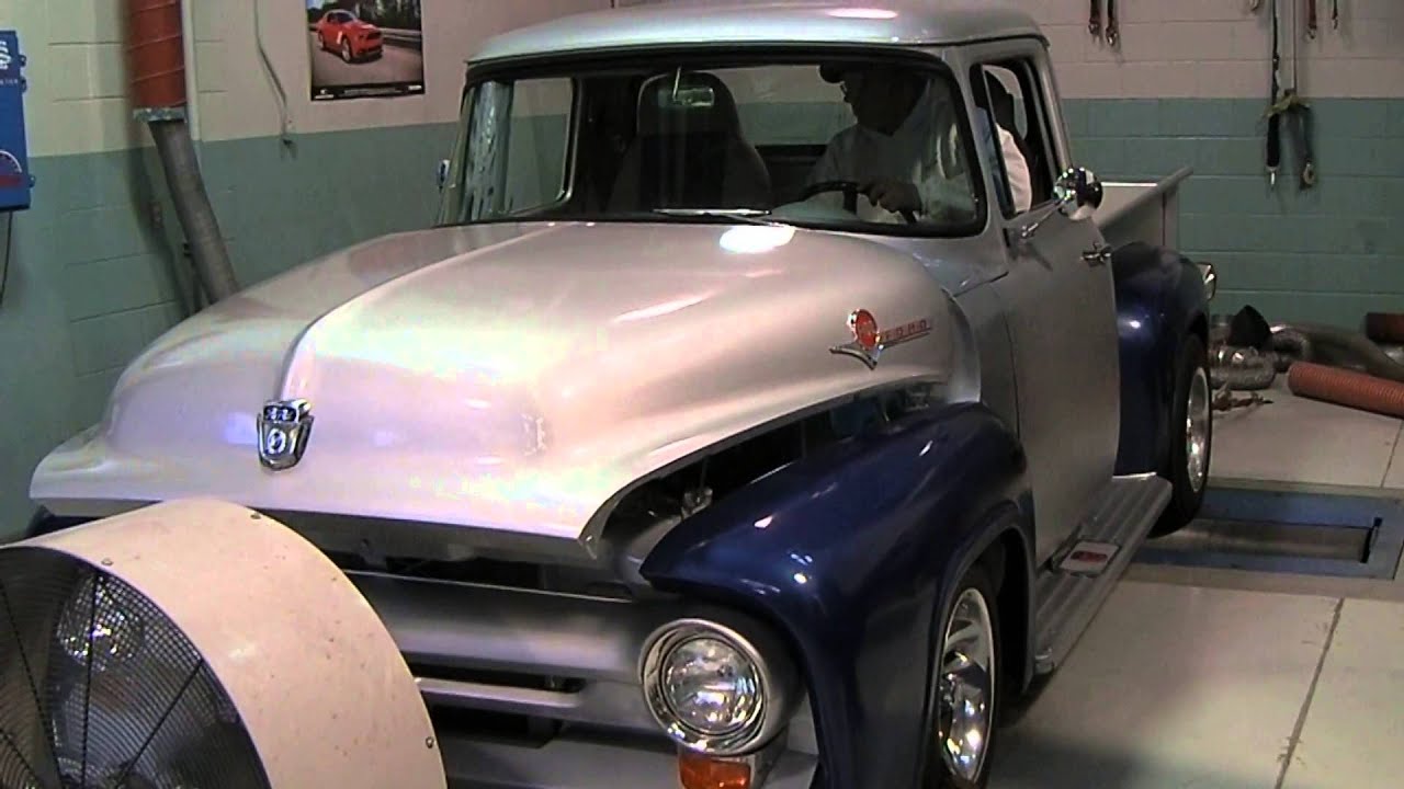 56 Ford Truck Quarter Mile Dyno Run YouTube