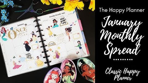 January Monthly PWM 2021 | The Happy Planner | MAMBI