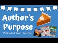 Authors purpose with pie
